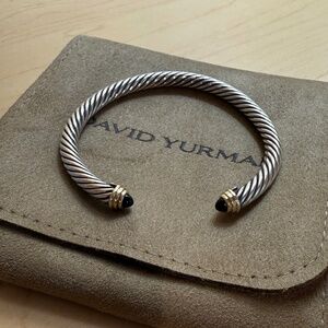 David Yurman Classic Cable Bracelet with Black Onyx, 5mm